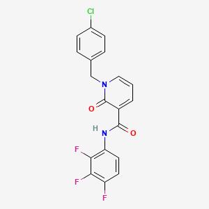 1-(4-chlorobenzyl)-2-oxo-N-(2,3,4-trifluorophenyl)-1,2-dihydropyridine-3-carboxamide