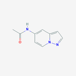 molecular formula C9H9N3O B2610630 N-(吡唑并[1,5-a]吡啶-5-基)乙酰胺 CAS No. 2034546-52-4