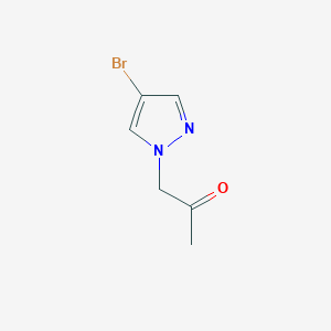 1-(4-bromo-1H-pyrazol-1-yl)propan-2-one