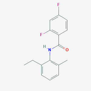 N-(2-ethyl-6-methylphenyl)-2,4-difluorobenzamide