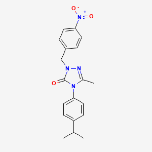 4-(4-isopropylphenyl)-5-methyl-2-(4-nitrobenzyl)-2,4-dihydro-3H-1,2,4-triazol-3-one