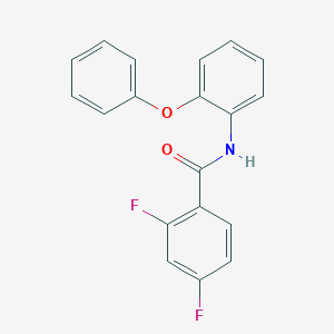 2,4-difluoro-N-(2-phenoxyphenyl)benzamide