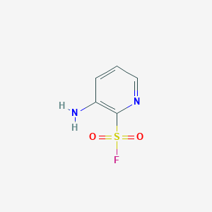 molecular formula C5H5FN2O2S B2610696 3-Aminopyridine-2-sulfonyl fluoride CAS No. 2044714-07-8