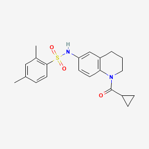 N-[1-(cyclopropanecarbonyl)-3,4-dihydro-2H-quinolin-6-yl]-2,4-dimethylbenzenesulfonamide