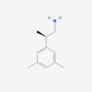 (2R)-2-(3,5-Dimethylphenyl)propan-1-amine