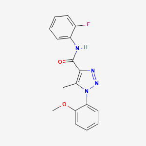 N-(2-fluorophenyl)-1-(2-methoxyphenyl)-5-methyl-1H-1,2,3-triazole-4-carboxamide