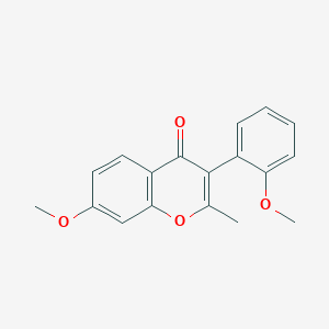 7-methoxy-3-(2-methoxyphenyl)-2-methyl-4H-chromen-4-one