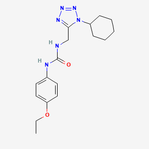 molecular formula C17H24N6O2 B2610741 1-((1-cyclohexyl-1H-tetrazol-5-yl)methyl)-3-(4-ethoxyphenyl)urea CAS No. 920485-99-0