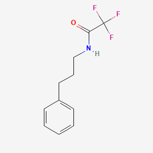 molecular formula C11H12F3NO B2610745 2,2,2-Trifluoro-N-(3-phenylpropyl)acetamide CAS No. 77970-72-0