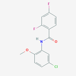 N-(5-chloro-2-methoxyphenyl)-2,4-difluorobenzamide