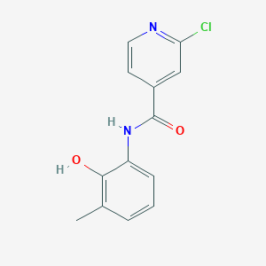 molecular formula C13H11ClN2O2 B2610766 2-chloro-N-(2-hydroxy-3-methylphenyl)pyridine-4-carboxamide CAS No. 1394792-44-9