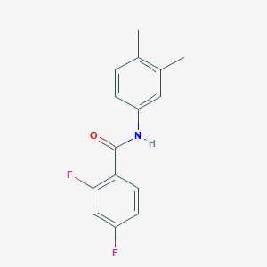 N-(3,4-dimethylphenyl)-2,4-difluorobenzamide