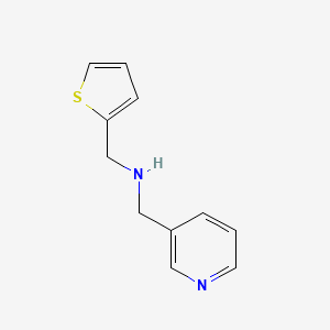 molecular formula C11H12N2S B2610773 Pyridin-3-ylmethyl-thiophen-2-ylmethyl-amine CAS No. 774191-55-8