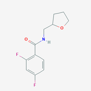 2,4-difluoro-N-(tetrahydro-2-furanylmethyl)benzamide