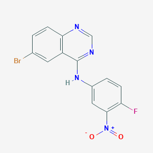 6-bromo-N-(4-fluoro-3-nitrophenyl)quinazolin-4-amine