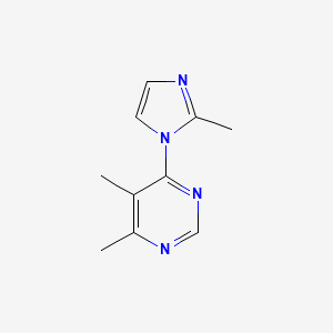 4,5-Dimethyl-6-(2-methylimidazol-1-yl)pyrimidine