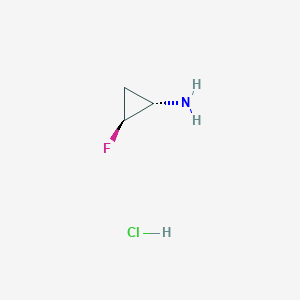 (1S,2S)-2-fluorocyclopropan-1-amine hydrochloride
