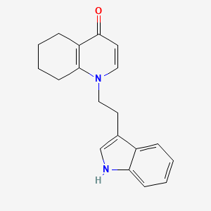 1-[2-(1H-indol-3-yl)ethyl]-5,6,7,8-tetrahydroquinolin-4-one