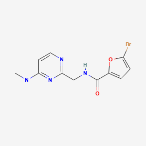 5-Bromo-N-[[4-(dimethylamino)pyrimidin-2-yl]methyl]furan-2-carboxamide