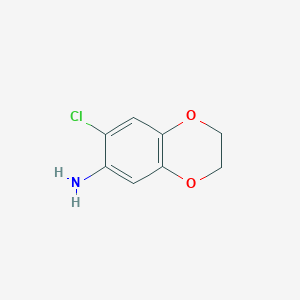 7-Chloro-2,3-dihydro-1,4-benzodioxin-6-amine