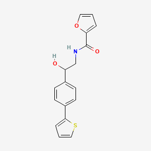 N-[2-Hydroxy-2-(4-thiophen-2-ylphenyl)ethyl]furan-2-carboxamide