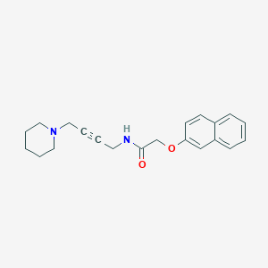 2-(naphthalen-2-yloxy)-N-(4-(piperidin-1-yl)but-2-yn-1-yl)acetamide