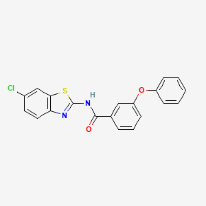 N-(6-chloro-1,3-benzothiazol-2-yl)-3-phenoxybenzamide