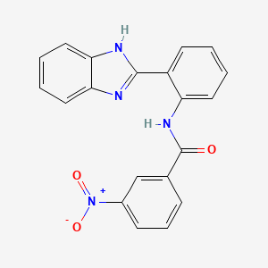N-[2-(1H-benzimidazol-2-yl)phenyl]-3-nitrobenzamide