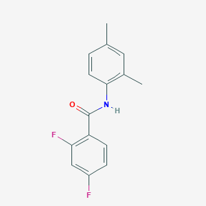 molecular formula C15H13F2NO B261092 N-(2,4-dimethylphenyl)-2,4-difluorobenzamide 