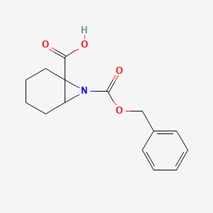 7-Phenylmethoxycarbonyl-7-azabicyclo[4.1.0]heptane-1-carboxylic acid
