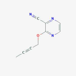 3-(But-2-yn-1-yloxy)pyrazine-2-carbonitrile