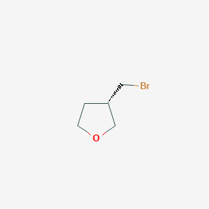 molecular formula C5H9BrO B2610974 (S)-3-(Bromomethyl)tetrahydrofuran CAS No. 1616806-50-8
