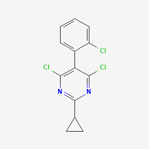 4,6-Dichloro-5-(2-chlorophenyl)-2-cyclopropylpyrimidine
