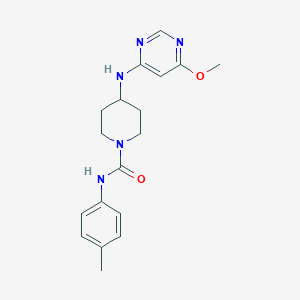 4-[(6-Methoxypyrimidin-4-yl)amino]-N-(4-methylphenyl)piperidine-1-carboxamide