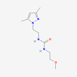 1-(2-(3,5-dimethyl-1H-pyrazol-1-yl)ethyl)-3-(2-methoxyethyl)urea