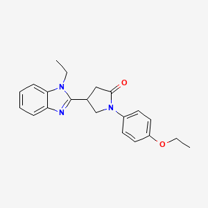 1-(4-Ethoxyphenyl)-4-(1-ethylbenzimidazol-2-yl)pyrrolidin-2-one