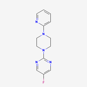 5-Fluoro-2-(4-(pyridin-2-yl)piperazin-1-yl)pyrimidine