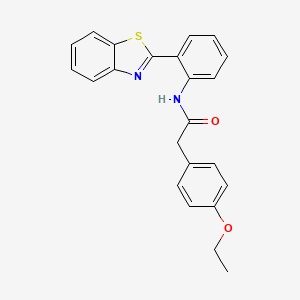 N-[2-(1,3-benzothiazol-2-yl)phenyl]-2-(4-ethoxyphenyl)acetamide