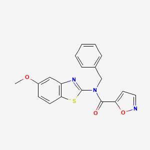 N-benzyl-N-(5-methoxybenzo[d]thiazol-2-yl)isoxazole-5-carboxamide