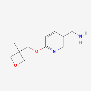 (6-((3-Methyloxetan-3-yl)methoxy)pyridin-3-yl)methanamine