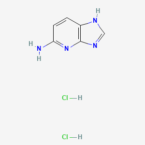 molecular formula C6H8Cl2N4 B2611182 1H-Imidazo[4,5-b]pyridin-5-amine;dihydrochloride CAS No. 28279-45-0