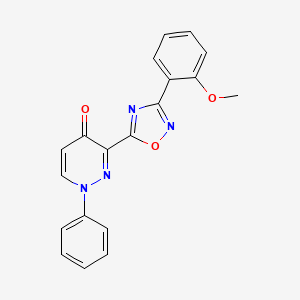 molecular formula C19H14N4O3 B2611183 3-{2-[3-甲基-4-(4-甲苯基)哌嗪-1-基]-2-氧代乙基}-1H-吲哚-2-羧酸 CAS No. 1251623-10-5