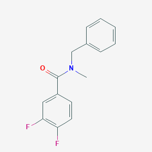 molecular formula C15H13F2NO B261121 N-benzyl-3,4-difluoro-N-methylbenzamide 