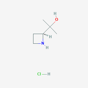 2-[(2S)-azetidin-2-yl]propan-2-ol hydrochloride
