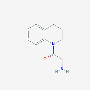 molecular formula C11H14N2O B2611238 2-氨基-1-(3,4-二氢喹啉-1(2H)-基)乙酮 CAS No. 915018-73-4