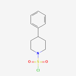 molecular formula C11H14ClNO2S B2611252 4-Phenylpiperidine-1-sulfonyl chloride CAS No. 727989-58-4
