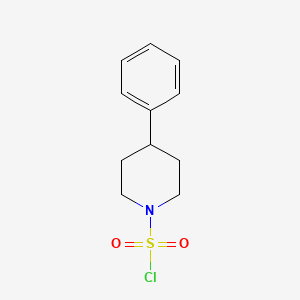 molecular formula C11H14ClNO2S B2611252 4-苯基哌啶-1-磺酰氯 CAS No. 727989-58-4