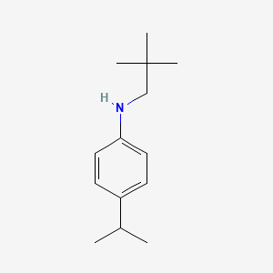 N-(2,2-dimethylpropyl)-4-propan-2-ylaniline