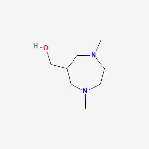 molecular formula C8H18N2O B2611279 (1,4-Dimethyl-1,4-diazepan-6-yl)methanol CAS No. 2060050-50-0