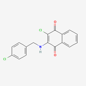 2-Chloro-3-[(4-chlorobenzyl)amino]naphthoquinone